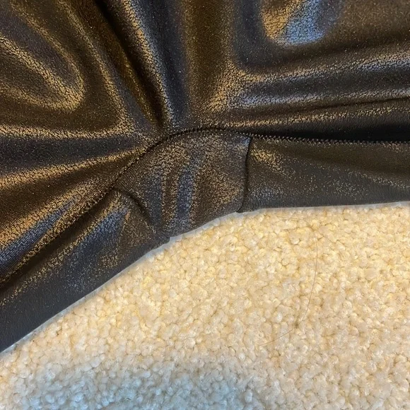 SPANX Black Faux Leather Leggings Size Small - Picture 7 of 7